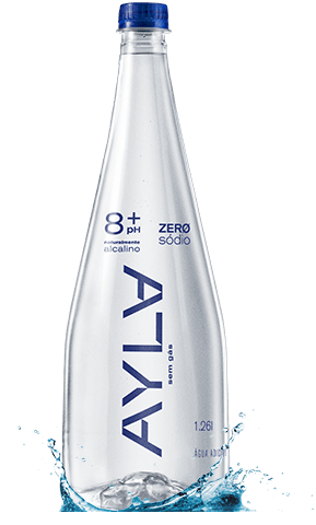 AYLA® 8+ pH - Ayla é uma água naturalmente alcalina.