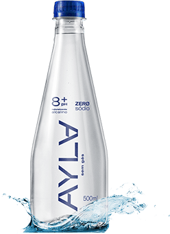 AYLA® 8+ pH - Ayla é uma água naturalmente alcalina.
