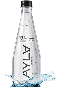 AYLA® 8+ pH - Ayla é uma água naturalmente alcalina.